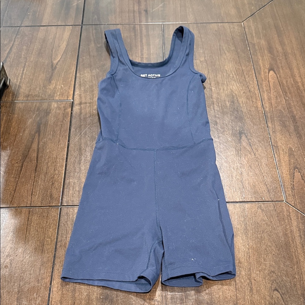 SET Active Deep Blue Sportbody Romper